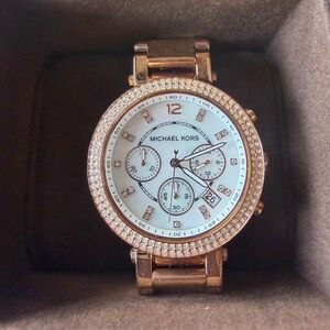Michael Kors Rose Gold Chronograph Watch